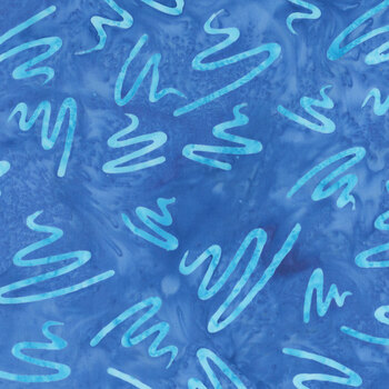 Aurora 612501545 Blue Bluebird by Studio 180 for Island Batik, Image