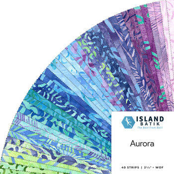 Aurora  2-1/2” Strip Pack by Studio 180 for Island Batik, Image