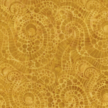 Geode Glow 112523230 Yellow Amber by Kathy Engle for Island Batik, Image
