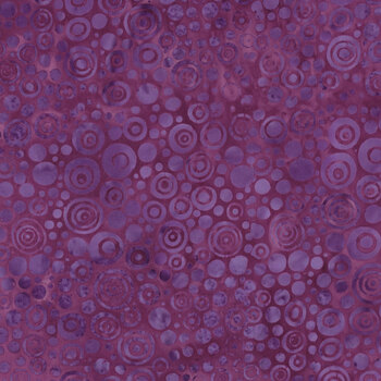 Geode Glow 112522460 Purple Hyacinth by Kathy Engle for Island Batik, Image
