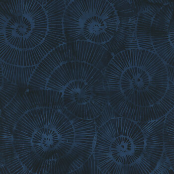 Geode Glow 112518595 Blue Midnight Blue by Kathy Engle for Island Batik, Image
