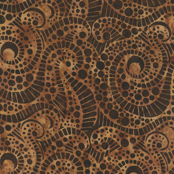 Earth Essence 112523090 Brown Roast by Kathy Engle for Island Batik, Image