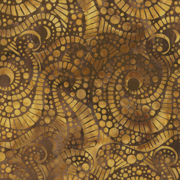 Earth Essence 112523075 Brown Russet by Kathy Engle for Island Batik, Image