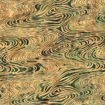 Earth Essence 112519835 Multi Green Brown Pinecone by Kathy Engle for Island Batik, Image