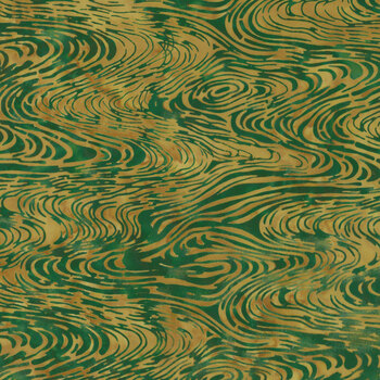 Earth Essence 112519835 Multi Green Brown Pinecone by Kathy Engle for Island Batik, Image