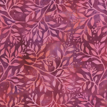 Berry Crush 712543816 Multi Pink Purple Orange by Jerry Khiev for Island Batik, Image
