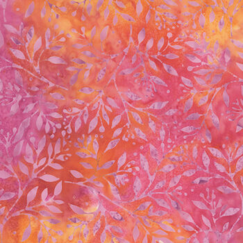 Berry Crush 712543810 Multi Pink Orange Sunset by Jerry Khiev for Island Batik, Image