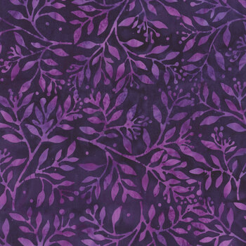 Berry Crush 712543470 Purple by Jerry Khiev for Island Batik, Image