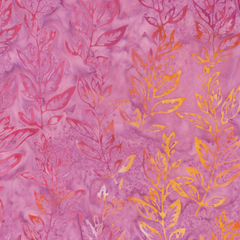 Berry Crush 712542816 Multi Pink Purple Orange by Jerry Khiev for Island Batik, Image