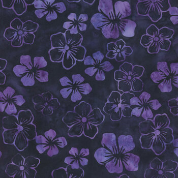 Berry Crush 712540490  Purple Blackberry by Jerry Khiev for Island Batik, Image