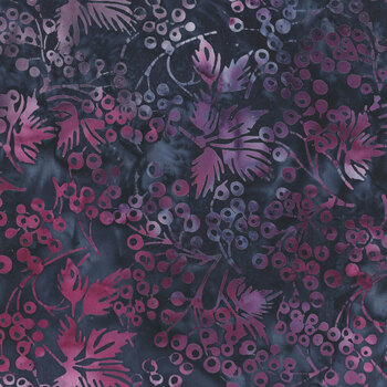Berry Crush 712538828 Multi Blue Purple by Jerry Khiev for Island Batik, Image