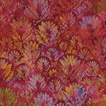 Garden Glory 512505822 Multi Green Gold Magenta by Island Batik, Image