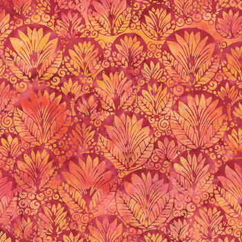 Garden Glory 512505809 Multi Red Orange by Island Batik, Image