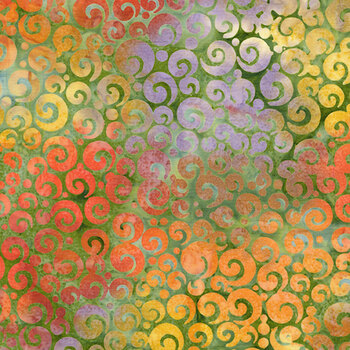 Garden Glory 512504812 Multi Yellow Green Orange by Island Batik, Image