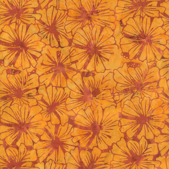Garden Glory 512501809 Multi Red Orange by Island Batik, Image