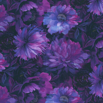 Dragonfly Mist NATURE-CD3893 VIOLET by Timeless Treasures Fabrics, Image