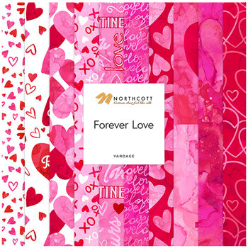 Forever Love  Yardage by Deborah Edwards and Emily Wenk for Northcott Fabrics, Image