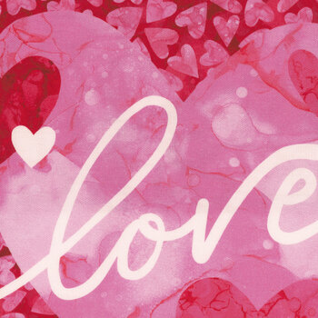 Forever Love C28665-24 Apron Panel by Deborah Edwards and Emily Wenk for Northcott Fabrics, Image