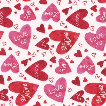Forever Love DP28667-10 by Deborah Edwards and Emily Wenk for Northcott Fabrics, Image