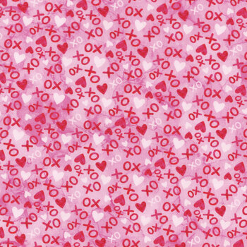 Forever Love DP28671-21 by Deborah Edwards and Emily Wenk for Northcott Fabrics, Image