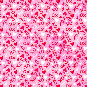 Forever Love DP28671-21 by Deborah Edwards and Emily Wenk for Northcott Fabrics, Image
