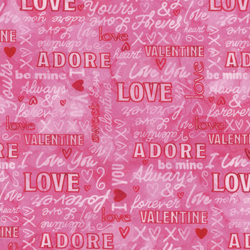 Forever Love DP28673-21 by Deborah Edwards and Emily Wenk for Northcott Fabrics, Image