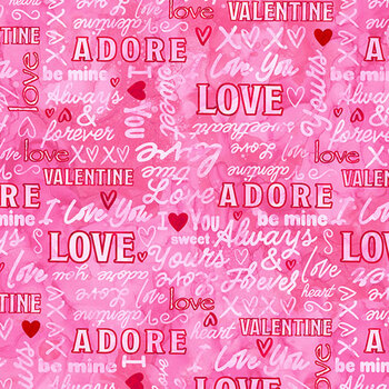 Forever Love DP28673-21 by Deborah Edwards and Emily Wenk for Northcott Fabrics, Image