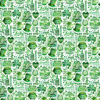 Shenanigans DP28635-10 by Deborah Edwards and Emily Wenk for Northcott Fabrics, Image