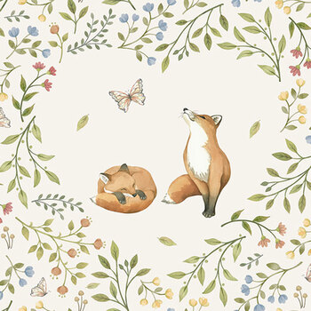 Woodland Heart DP28720-11 by Deborah Edwards and Kathryn Christenson for Northcott Fabrics, Image
