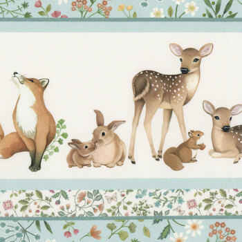 Woodland Heart DP28721-42 by Deborah Edwards and Kathryn Christenson for Northcott Fabrics, Image