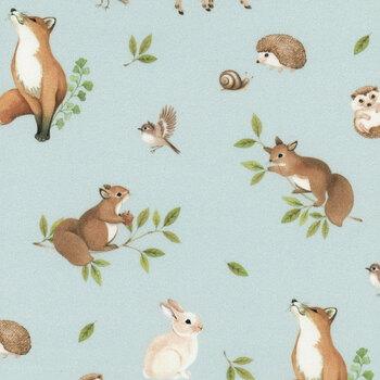 Woodland Heart DP28722-42 by Deborah Edwards and Kathryn Christenson for Northcott Fabrics, Image