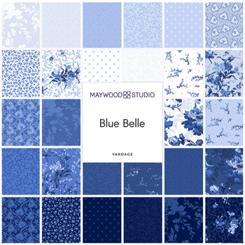 Blue Belle  Yardage by Maywood Studio, Image