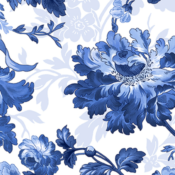 Blue Belle MAS10900-W Large Floral by Maywood Studio, Image