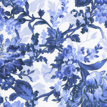 Blue Belle MAS10900-W Large Floral by Maywood Studio, Image