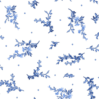 Blue Belle MAS10905-W Tossed by Maywood Studio, Image