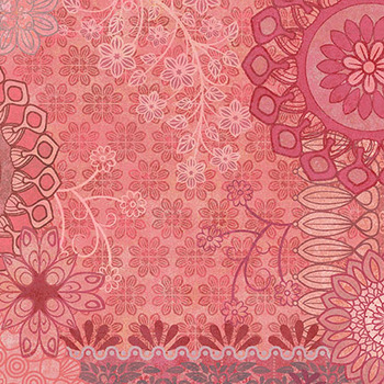 Operetta MAS11000-PR Pink/Red Patchwork by Monique Jacobs for Maywood Studio, Image
