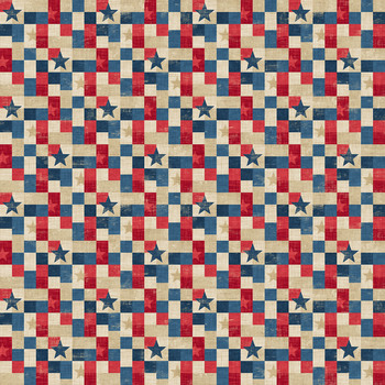American Heartland 28731-12 Beige Multi by Northcott Fabrics, Image