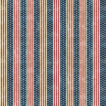 American Heartland 28734-11 Cream Multi by Northcott Fabrics, Image