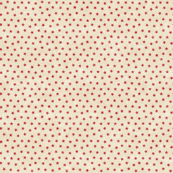 American Heartland 28737-11 Cream/Red by Northcott Fabrics, Image