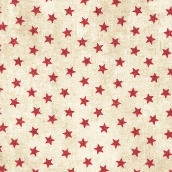 American Heartland 28737-11 Cream/Red by Northcott Fabrics, Image