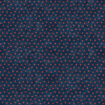American Heartland 28737-49 Navy/Red by Northcott Fabrics, Image