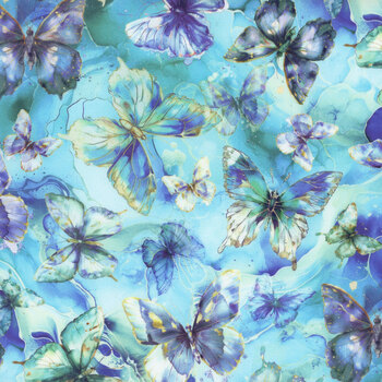 Flourish X5630-341 Wade by Hoffman Fabrics, Image