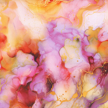 Flourish X5628-151 Sunset by Hoffman Fabrics, Image