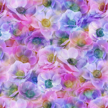 Flourish X5629-130 Multi by Hoffman Fabrics, Image