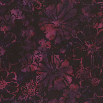 Bali Batiks - Huckleberry Haven X2634-346 Huckleberry by Hoffman Fabrics, Image