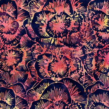 Bali Batiks - Huckleberry Haven X2633-89 Persimmon by Hoffman Fabrics, Image
