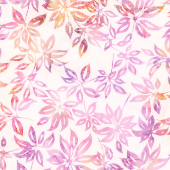 Bali Batiks - Huckleberry Haven X2628-480 Creamsicle by Hoffman Fabrics, Image