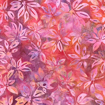 Bali Batiks - Huckleberry Haven X2628-263 Shrimp by Hoffman Fabrics, Image