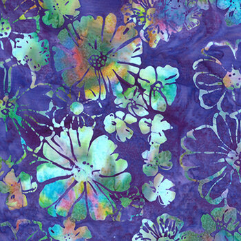 Dandelions at Dusk X2634-694 Wildflower by Hoffman Fabrics, Image