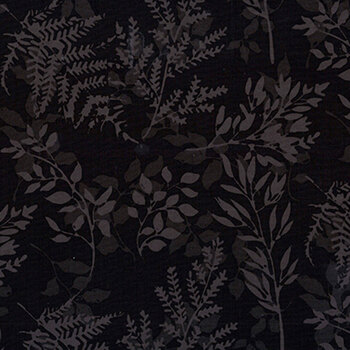 Dandelions at Dusk X2627-494 Raven by Hoffman Fabrics, Image